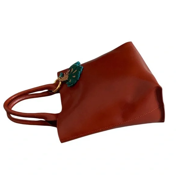 Furla genuine leather small tote Made In Italy - Picture 4 of 8